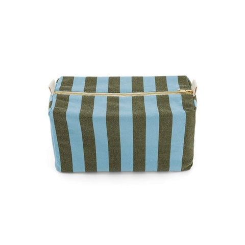 Trousse de toilette - Vic Rayures Olive Blue