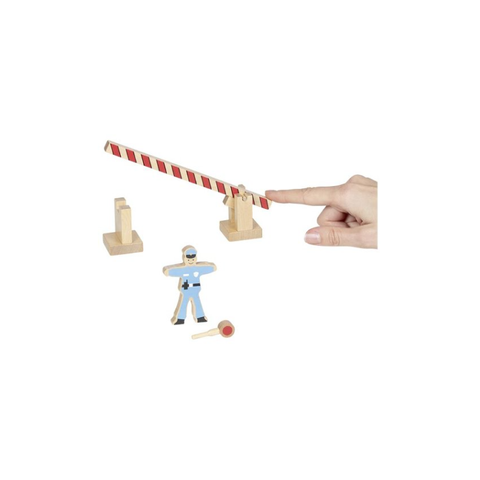 Panneaux de signalisation et policier