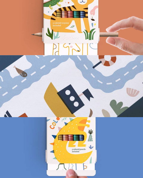 LE COLORIAGE À DÉROULER