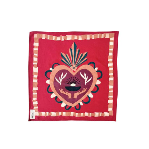 Small Foulard Manika - Corazon Fire