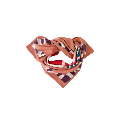 Small Foulard Manika - Corazon Rust
