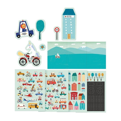 Cahier d'activités - Stickers City