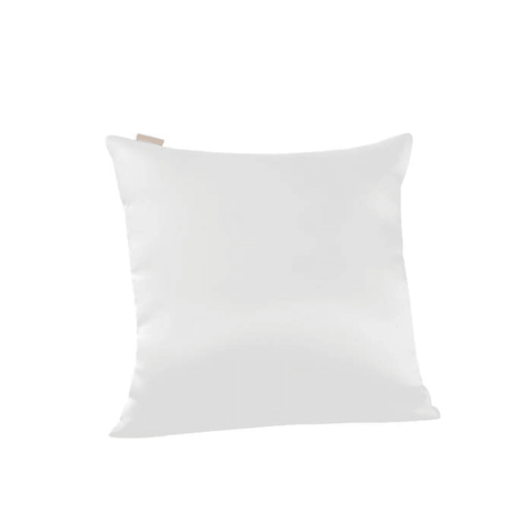 Taie D'oreiller Carrée Pure Soie - Blanche Emily's Pillow