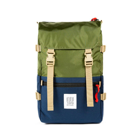 sac à dos rover pack classic olive / navy topo design