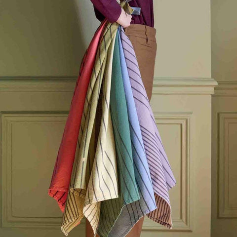 Torchon en coton bio Piero - Corail