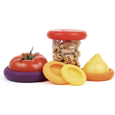 Set De 5 Couvercles Réutilisables En Silicone  - Autumn