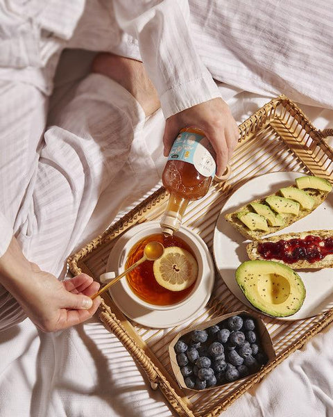 Les bienfaits du vinaigre de cidre bio avec sa mère 500ml Archie au petit déjeuner