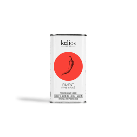 Bidon D'Huile D'Olive Infusée Au Piment - 250ml - Coutume