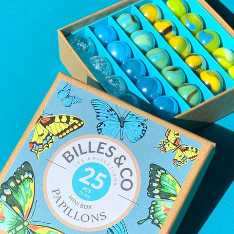 Mini Coffret De Billes Assorties - Papillons