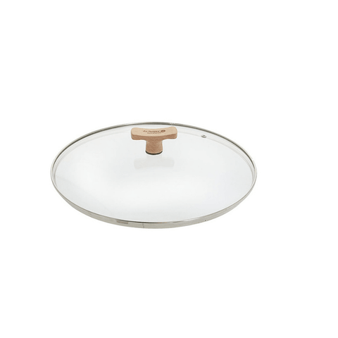 Couvercle En Verre Avec Bouton En Bois Ø 32 cm - Coutume