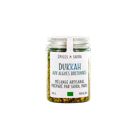 Dukkah aux algues bretonnes bio Épices Shira