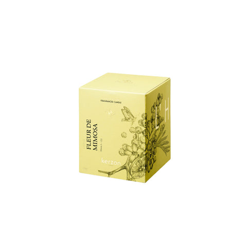 Bougie naturelle parfumée fleur de mimosa 190 g Kerzon