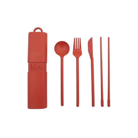 Kit de couverts nomades terracotta Bini