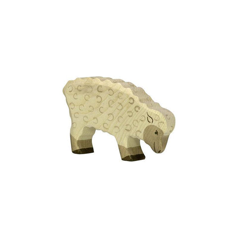 Mouton Mangeant En Bois - Coutume