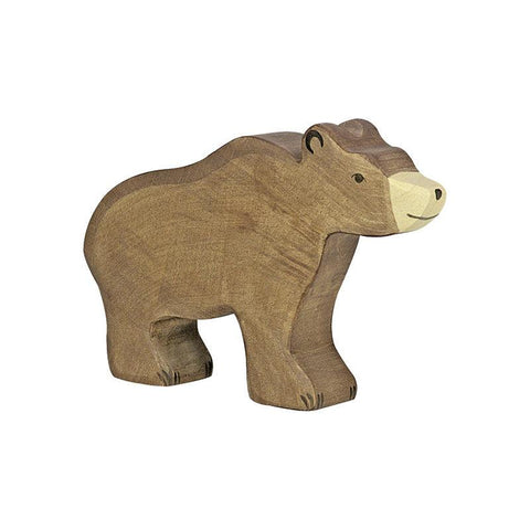 Ours Brun En Bois - Coutume