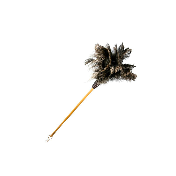 PLUMEAU,60cm--Plumeau À Plumes D'autruche, Brosse À Manche En Bois, Dépoussiérage Antistatique PLUMEAU,60cm--Plumeau À Plumes D'autruche, Brosse À Manche En Bois, Dépoussiérage Antistatique