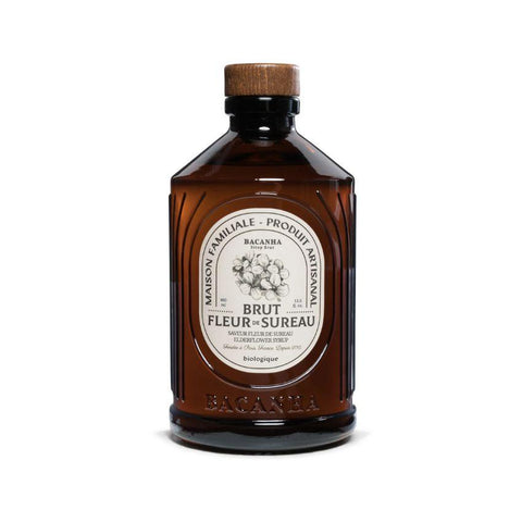 Sirop brut bio de fleur de sureau Bacanha